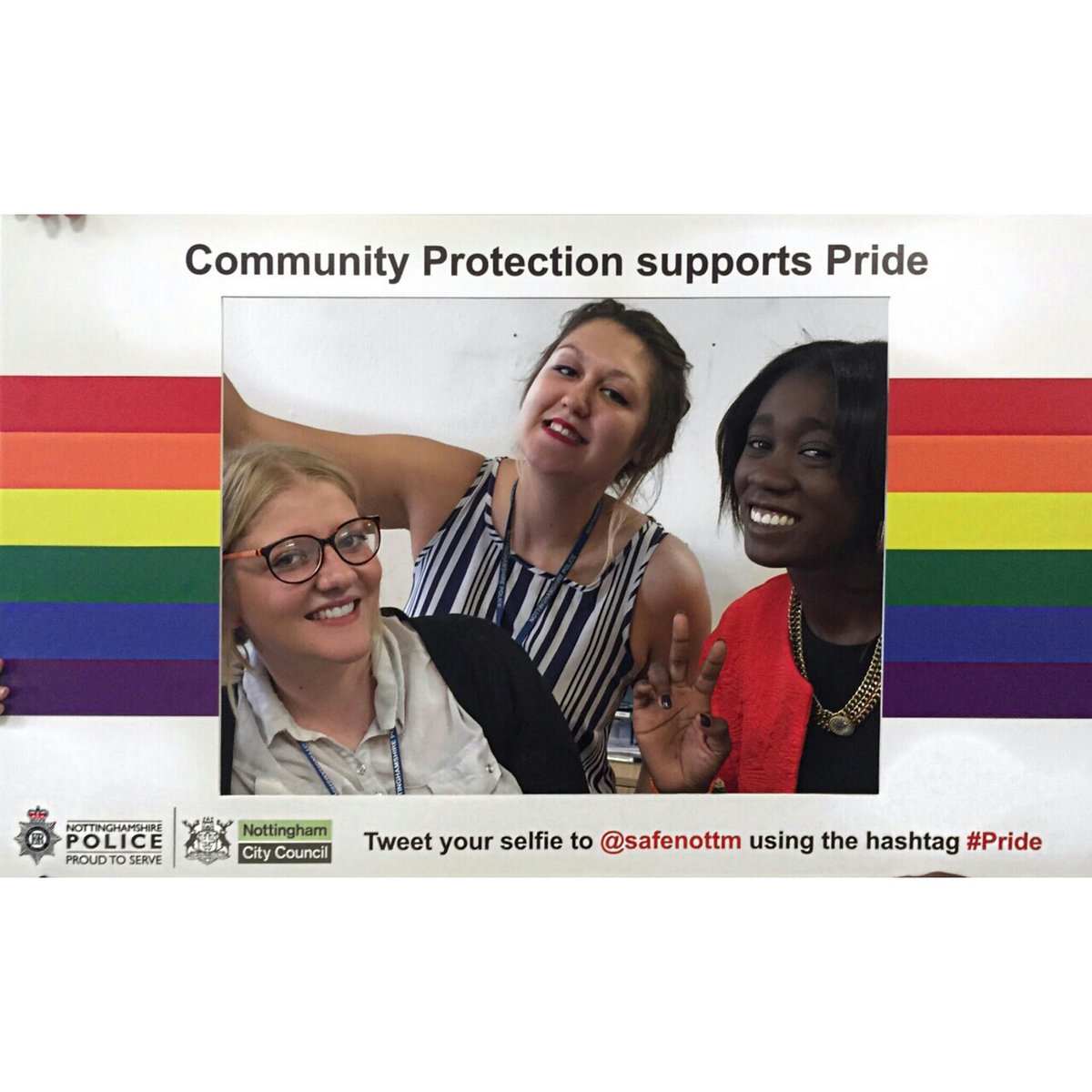 strawbsohyeah's tweet photo. @SafeNottm #pride http://t.co/RMtbnT8NAz