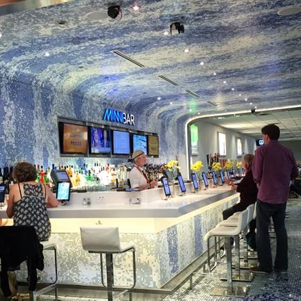 #coolAirport #msp #generalArea #nicer than #deltaClub #bar #tablets #ipads #futuristic or #alaskaBoardroom #airport