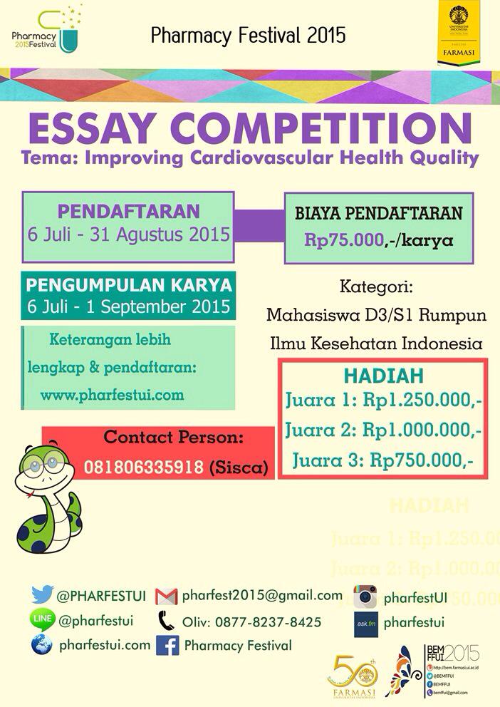 Essay competitions 2015