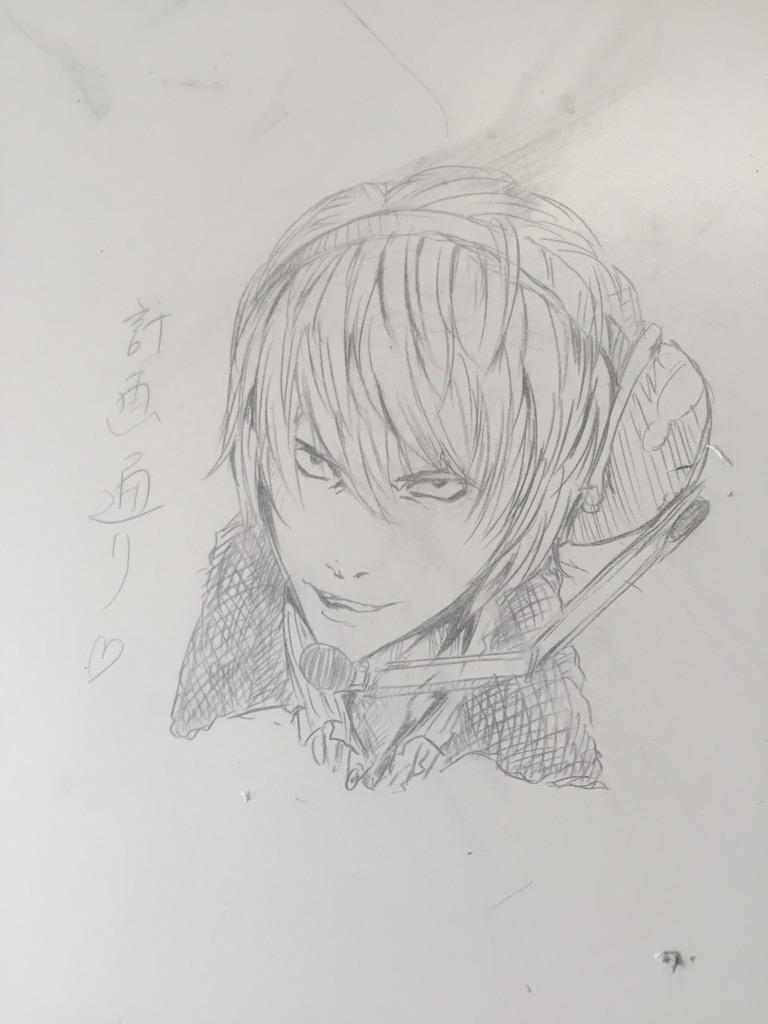 sakakisora's tweet photo. 共西に落書きあったw http://t.co/QS0jzA9VP5