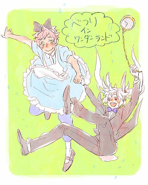女装男装というよりパロディ寄りだけれども!ごきげんなワンダーランド(っ'ω`c) 