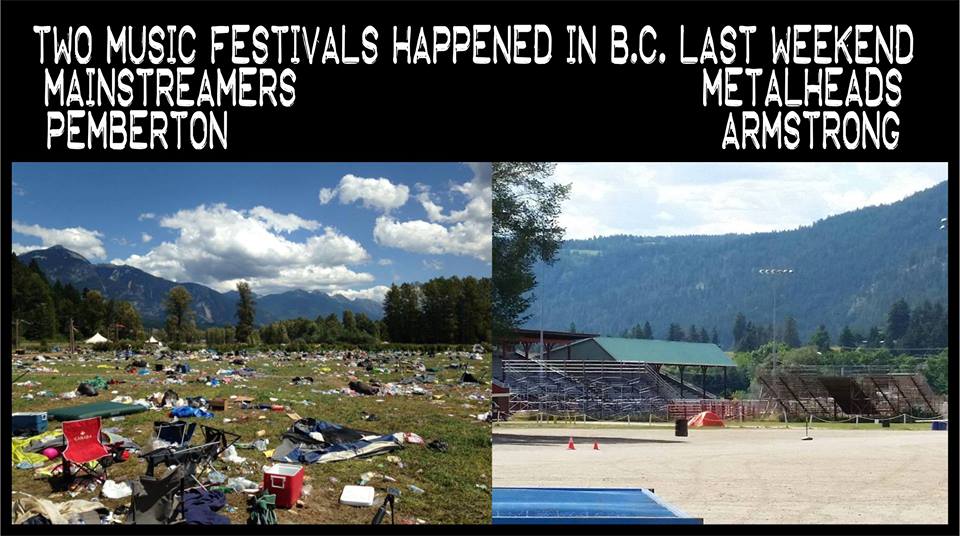 This is one of the many reasons why I love #metalheads! Good job guys! #metal #metalhead #respect #ArmstrongMetalFest