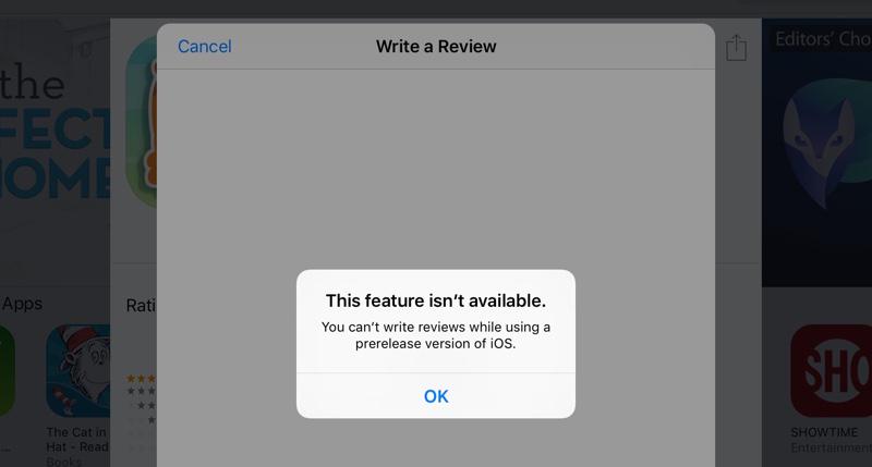 Apple Disables App Store Reviews From iOS Devices Running Beta Software macrumors.com/2015/07/22/ios… by <a href="/julipuli/">Juli Clover 🍀</a>