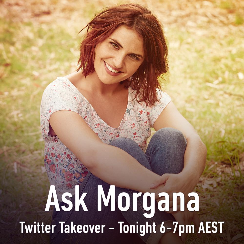 neighbours's tweet photo. Don’t miss tonight’s takeover with Morgana O'Reilly (Naomi Canning). Make sure you use the #AskMorgana #Neighbours http://t.co/shuXQh3TKF