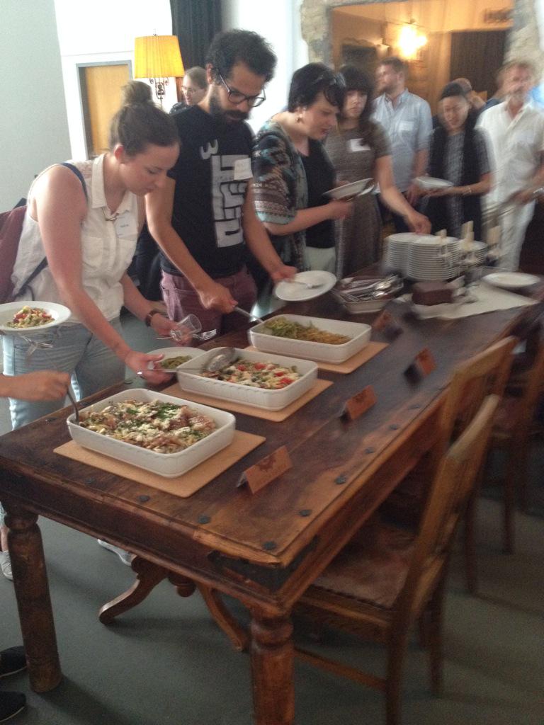 klabberlin's tweet photo. Hungry now :) enjoy and thanks to our hosts!! @pwberlin #EdTechBerlin http://t.co/mChmLVxpjl