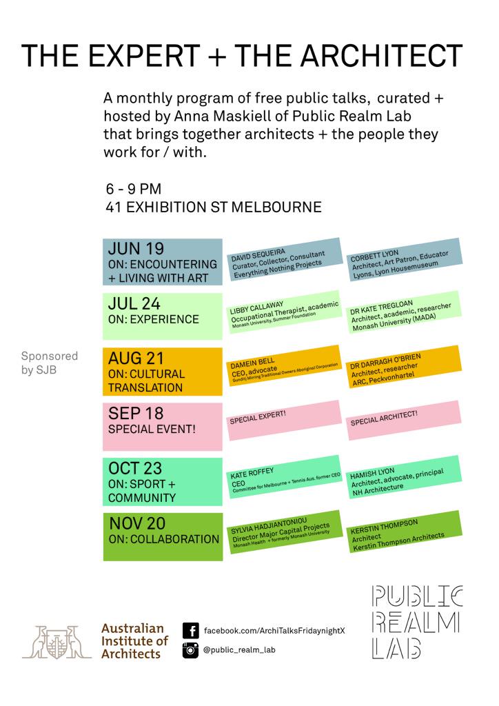 This Friday - great line at #FridayNightX starting <a href="/6pm/">Follow us @Shop6pm!</a> @41X <a href="/AusINSArch_VIC/">AusINSArchitects VIC</a> <a href="/PublicRealmLab/">Public Realm Lab</a>