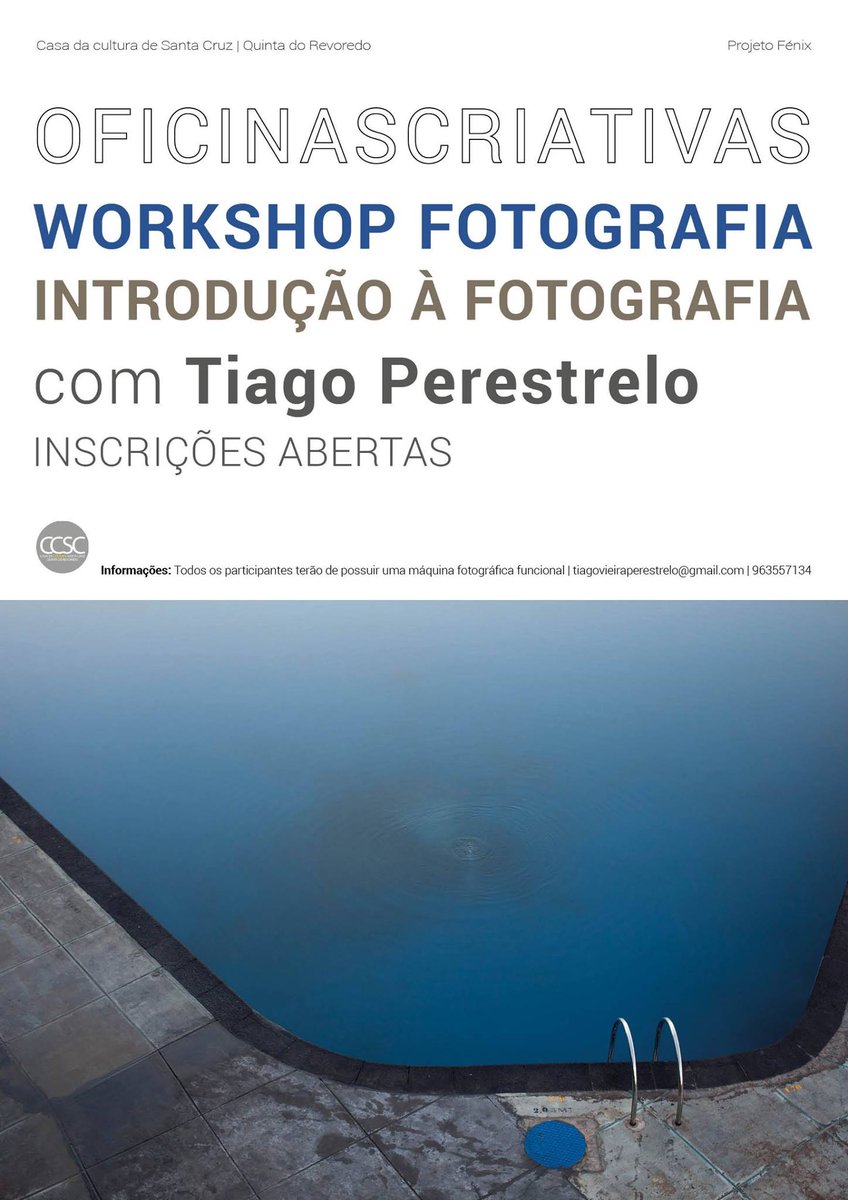 casadaculturasc's tweet image. #ProjetoFénix | Workshop de Introdução à Fotografia | 1 e 8 Agosto +Info: goo.gl/3VjEPM