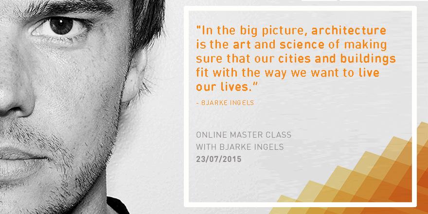 ieArchDesign's tweet photo. Looking forward to tomorrow’s #ieArchClass w/ @BjarkeIngels. You still have time to sign up: http://t.co/wcdWzCZ9Sr http://t.co/OyUOahCZjd