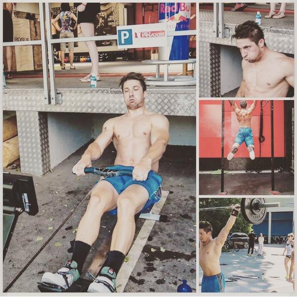Ganz schöne Bilder von <a href="/MarcelHirscher/">Marcel Hirscher</a> auf unserem <a href="/concept2/">Concept2</a> #Indoor #Rower während dem #CrossFit Training!