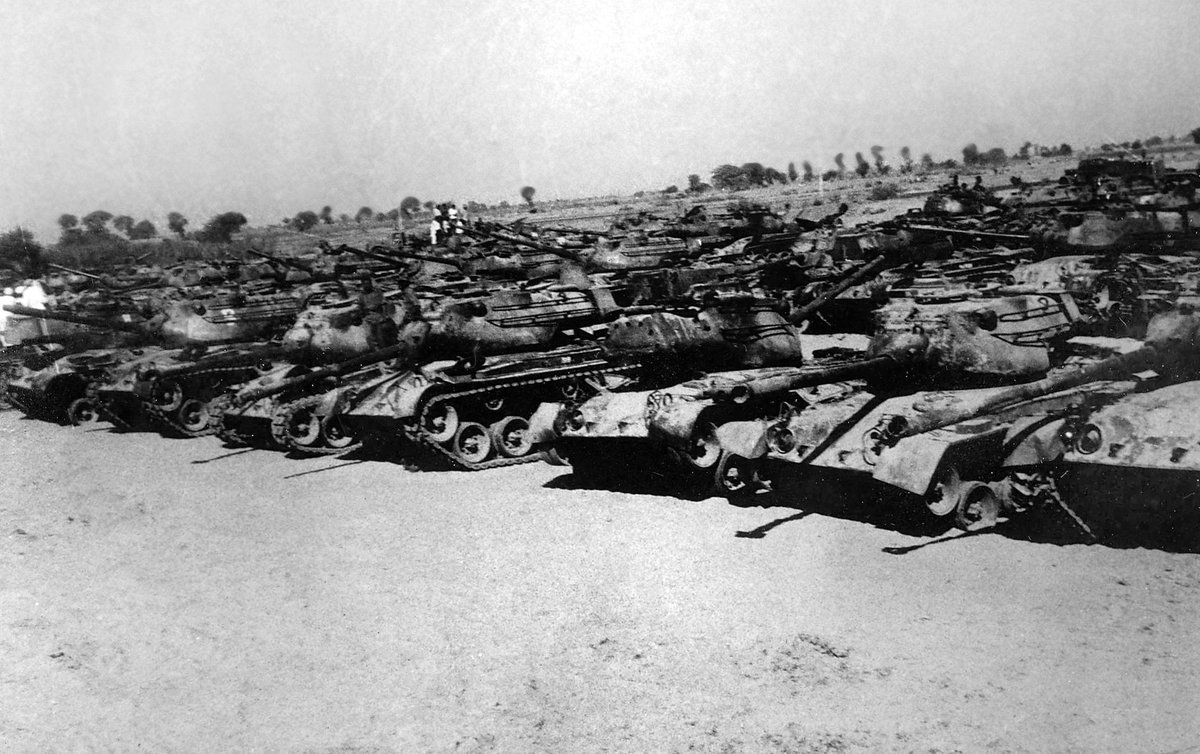 A. Bharat Bhushan Babu on Twitter: "#1965War Patton Tank graveyard near #Bhikhiwind village..Pakistani tanks captured at the #BattleofAsalUttar. http://t.co/p3AOBUfeS3"