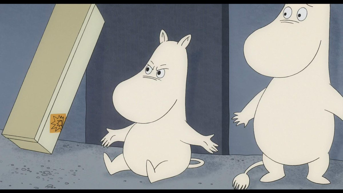 극장가 무민 대란을 예고하는 깜찍한 그녀석 #무민더무비 능청스러움부터 윙크까지 귀여움 넘치는 4종 스틸! 8월13일, 무민 쑨~ #우울무민 #능청무민...