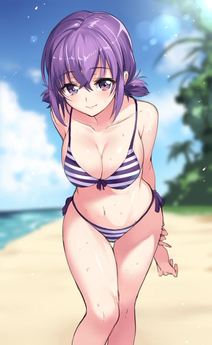 普通に水着落書き。 