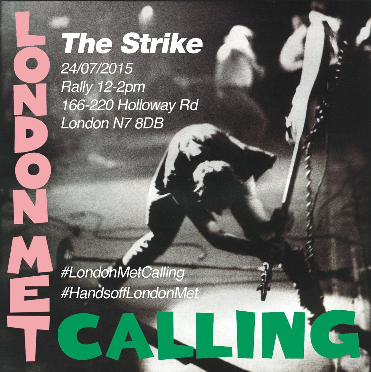 salaam_max's tweet photo. The Strike: London Met Calling! 24/07 #LondonMetCalling #HandsoffLondonMet @Claire_Locke http://t.co/ytN77e7D27 http://t.co/pPkWDnYOV6