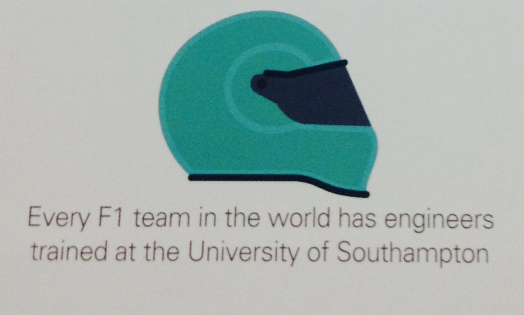 Every F1 team in the world has engineers trained at <a href="/unisouthampton/">University of Southampton</a> #F1 #Southampton