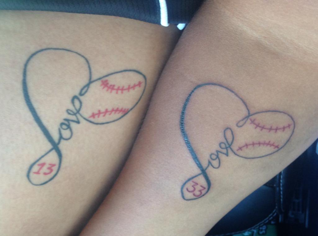 The tattoo my sister and I are getting in remembrance of our daddy. He  loved us girls (including my mom) and soft… | Softball tattoos, Memorial  tattoos, Dad tattoos
