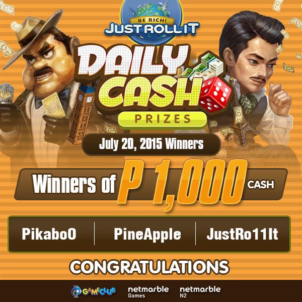 JustRollItPH's tweet photo. Congratulations! :)
For the complete mechanics, click the link below:
http://t.co/grbNwzjVLB
#JustRollit http://t.co/El6sqjoKtQ