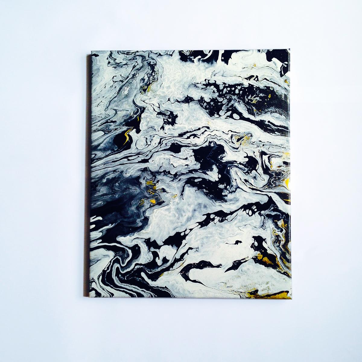 Kevinbth's tweet image. New experimentation #fluidpainting #pouredpaint #blackandwhite #gold #waves #art
behance.net/gallery/279573…