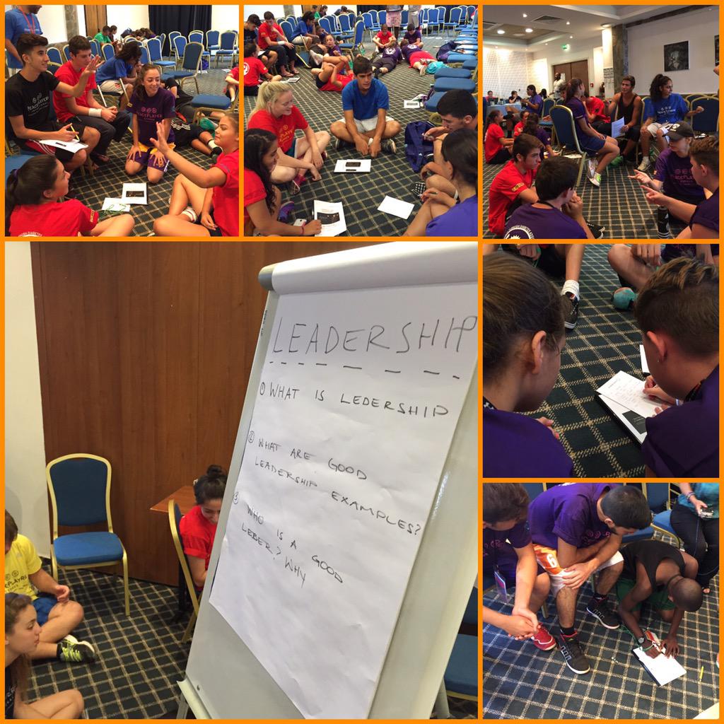 A fantastic session on leadership with <a href="/LaureusSport/">Laureus</a> <a href="/peaceplayers/">PeacePlayers</a> #ppicamp2015 #itscooltobeapeaceplayer