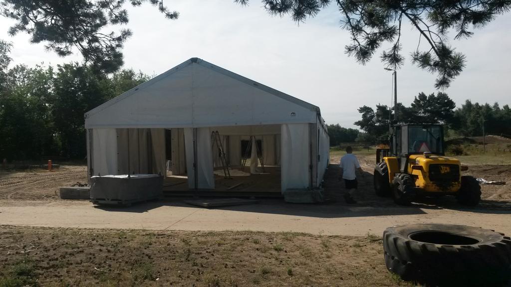 This is it !  First tent almost done of the 2015 Belgian GP <a href="/mxgp/">MXGP</a> @TSVL_CJSM  <a href="/limburg/">Provincie Limburg</a> <a href="/stadlommel/">Stad Lommel</a> <a href="/MonsterEnergy/">Monster Energy</a>