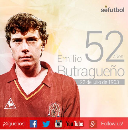 Happy 52nd Birthday to Butragueño! He played for in 2 World Cups and 1 European Cup  