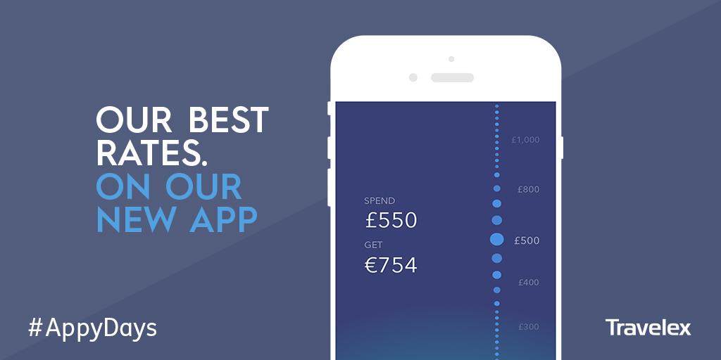 TravelexUK's tweet image. Download Travelex Money App &amp;amp; you&apos;ll get our very best rates for a ltd time only! bit.ly/1HVtEsK #AppyDays