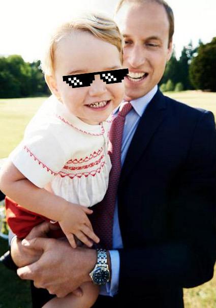 I'm just 2 cool right now #HappyBirthdayPrinceGeorge