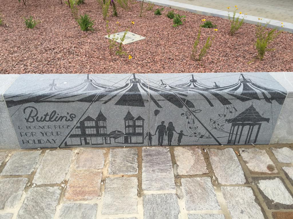 PGP_LLP's tweet photo. Artwork for the new Station Square scheme in Bognor Regis'. Phase 2 of Arun DC's Public Realm Strategy. Phase 3 soon. http://t.co/Xj8yzBbt1s