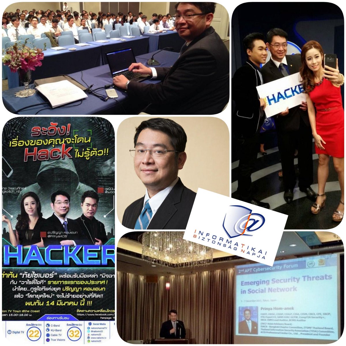Many renowned keynote speakers! First one to introduce: Mr. Prinya Hom-anek.<a href="/PrinyaACIS/">Prinya Hom-anek</a>  #ITBN #cybersecurity