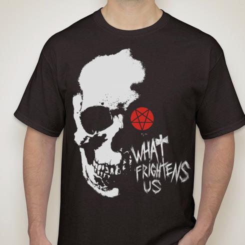 WhatFrightensUs's tweet image. What do you think of our #Kickstarter t-shirt reward designs? #WhatFrightensUs #19DaysToGo kickstarter.com/projects/cbpoi…