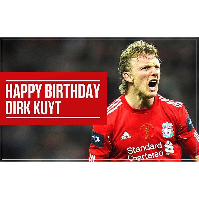 Happy birthday to ex-red and fan favourite, Dirk Kuyt who celebrates his 35th today ||  