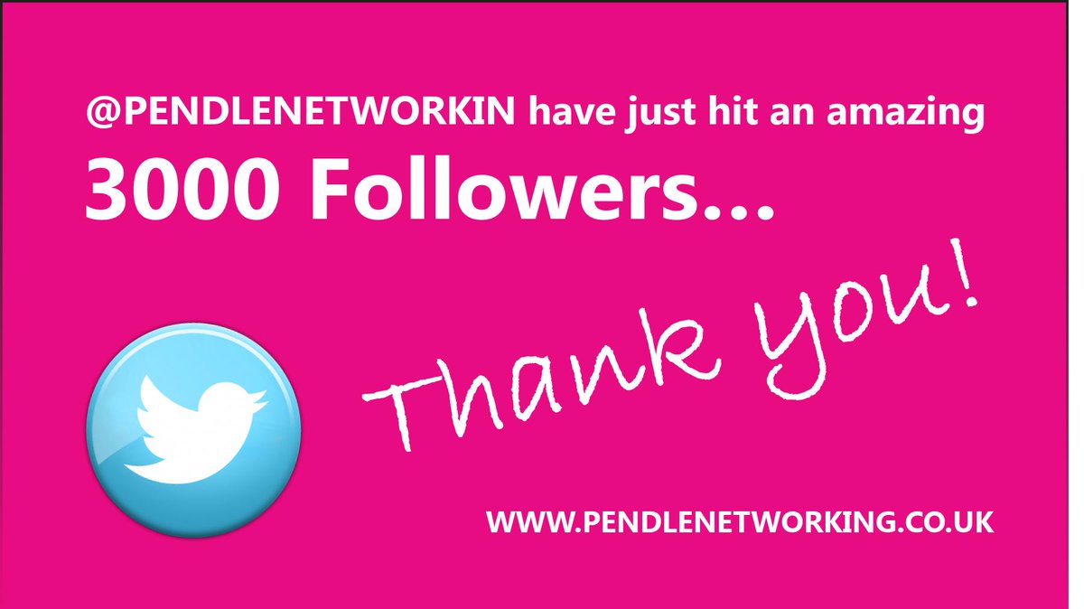 3000 followers!
Yay!!
Thank you to all our new and current followers, we love tweeting you :-)