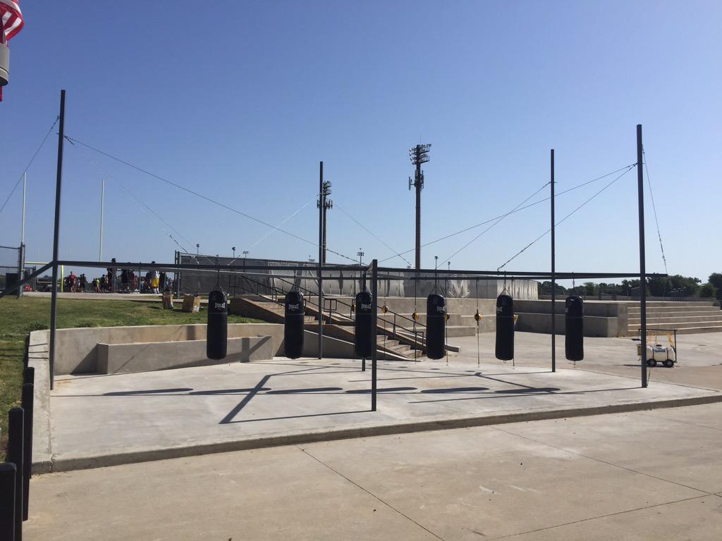 Spectra_PS's tweet image. Spectra has made a simple idea into a reality with this one of a kind workout facility at Martin High School