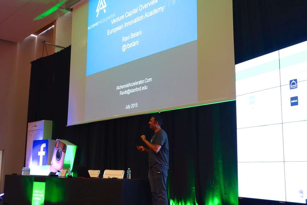 DBartakovics's tweet image. Great lecture by Ravi Belani - Managing Director of the Alchemist Accelerator -  #EIA15 @rbelani