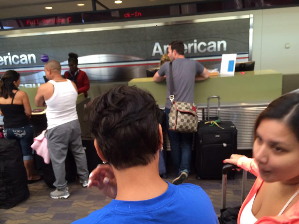 weaselwise's tweet photo. @kmvbconover @AmericanAir hell I'd just be happy to not be in this line anymore http://t.co/egb4OtyTPo