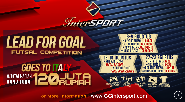 InterAuto__id's tweet photo. Daftar #LEADFORGOAL Futsal Competition! Hadiah Goes To Italy & Uang Tunai! Klik http://t.co/SFlDgxKHOk @TifosiISC_JKT http://t.co/8qWK4QVspg