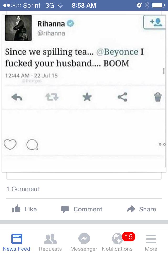 SWISSVISIONS's tweet photo. @rihanna lmaoooo tell me you were hacked plz http://t.co/vUI5sLqUfd