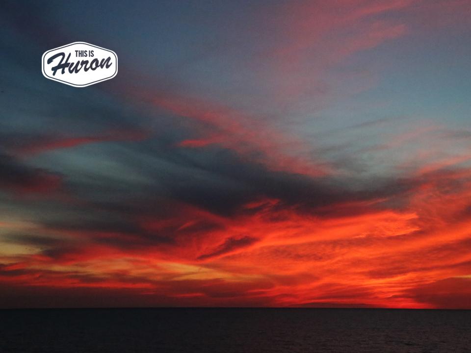 Nothing better then a Huron Sunset!