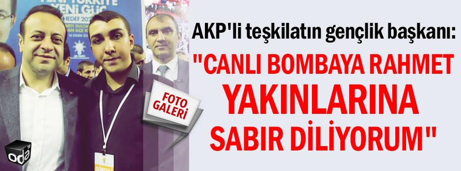 AKP'li teşkilatın gençlik başkanı: "Canlı bombaya rahmet yakınlarına sabır diliyorum"...   odatv.com/n.php?n=canli-…