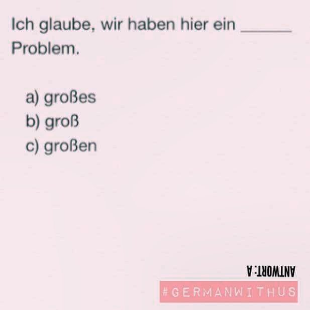 germanwithus's tweet photo. Eine kleine Übung für heute! Level: A2/2! #GermanWithUs ❤️ #learngerman #german #deutsch #deutschlernen #deutschland http://t.co/Gki2dVR6aW