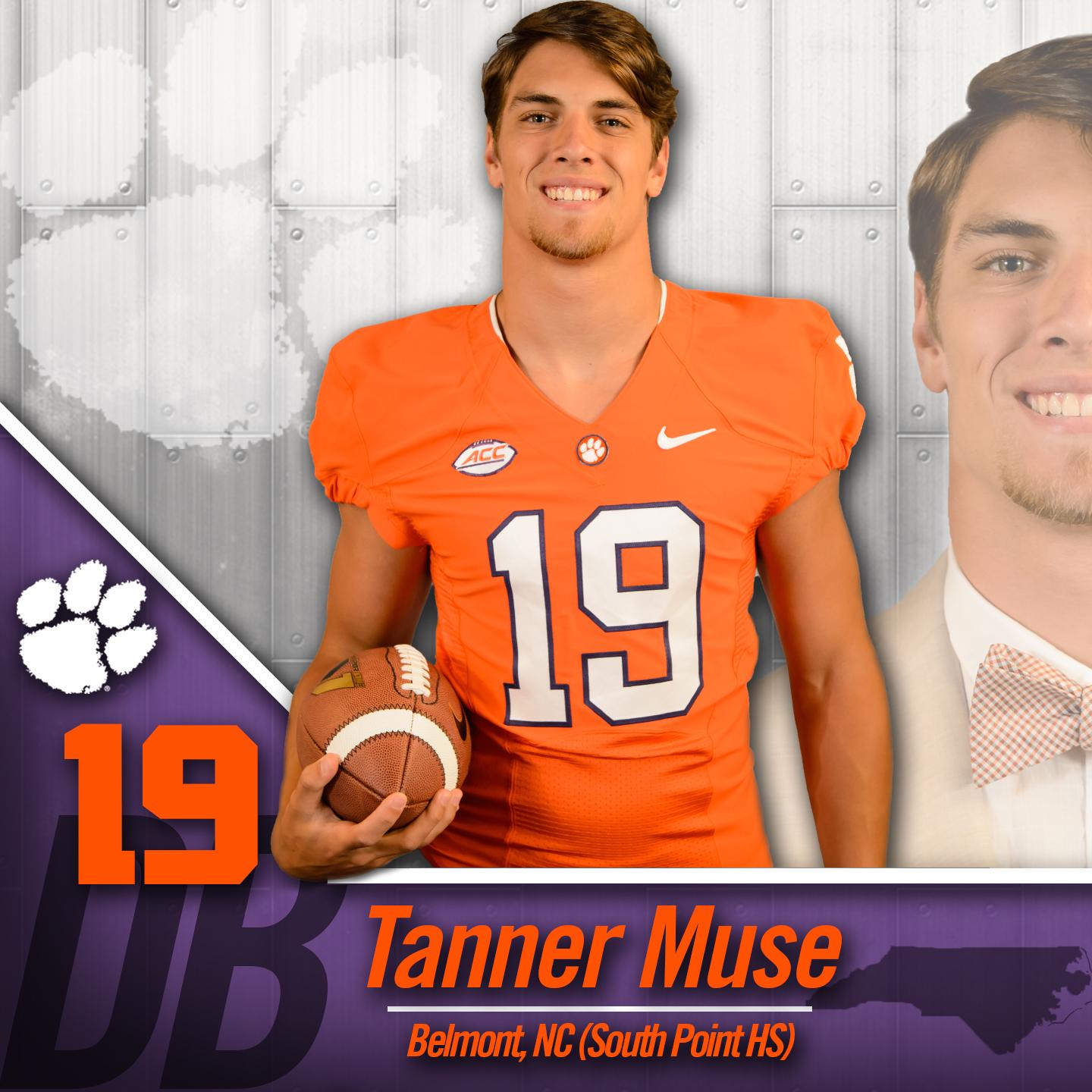 Clemson Football on Twitter "Up next Tanner Muse Belmont, NC
