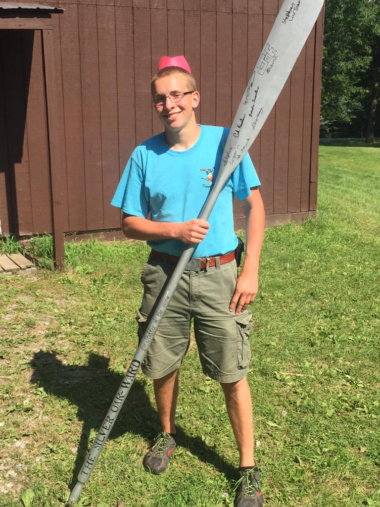 boyhaven_camp's tweet photo. Congrats to Dennis M for earning the Silver Oar-Ward for our first session of the summer! #CampLife #ScoutingSuccess http://t.co/guSAEHir21