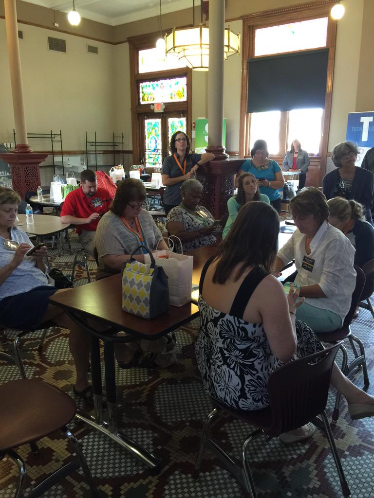 UTKCTR's tweet photo. Our #STEMinMotion2015 participants are having lots of fun w/ our poll everywhere station! @GAMTTEP #GAMTTEP #UTKCTR http://t.co/k9dbZ91q7s