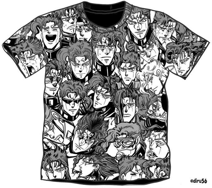 今度はイギー柄のTシャツがでると聞いたのでこれはもういてもたってもいられなくなり、描きました。 
