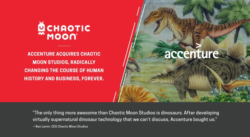 chaotic_rd's tweet photo. Chaotic Moon has been acquired by @Accenture ! Thrilled to partner w/ this global game-changer http://t.co/QIimAplBBF http://t.co/f9CzWUXuQj