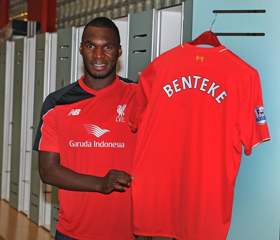 LFC's tweet photo. What's your reaction to the signing of Belgium international forward @bentekechris20? Let us know using #BentekeLFC http://t.co/EUg5GDB60G