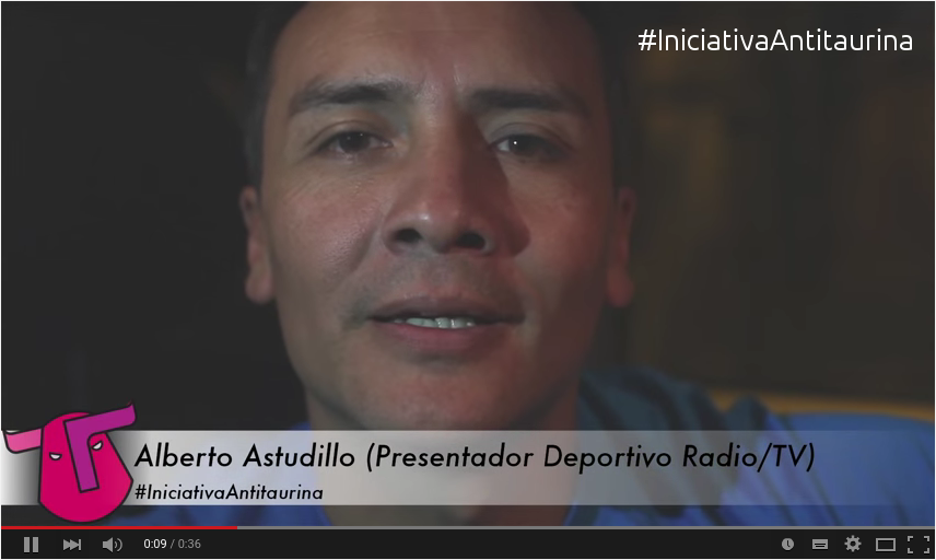 chismorrea's tweet photo. Comprometido Alberto Astudillo (@AVAstudillo) apoya la #IniciativaAntitaurina
Mira el vídeo: https://t.co/01igpagOBn http://t.co/cbzkc34VX2