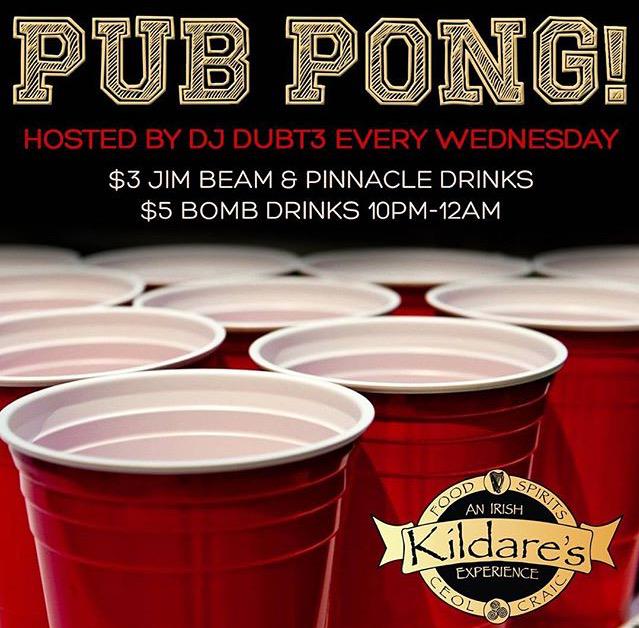 PUB PONG TONIGHT! Come play and win some cash!!! #kildareswc #pubpong #gamenight
