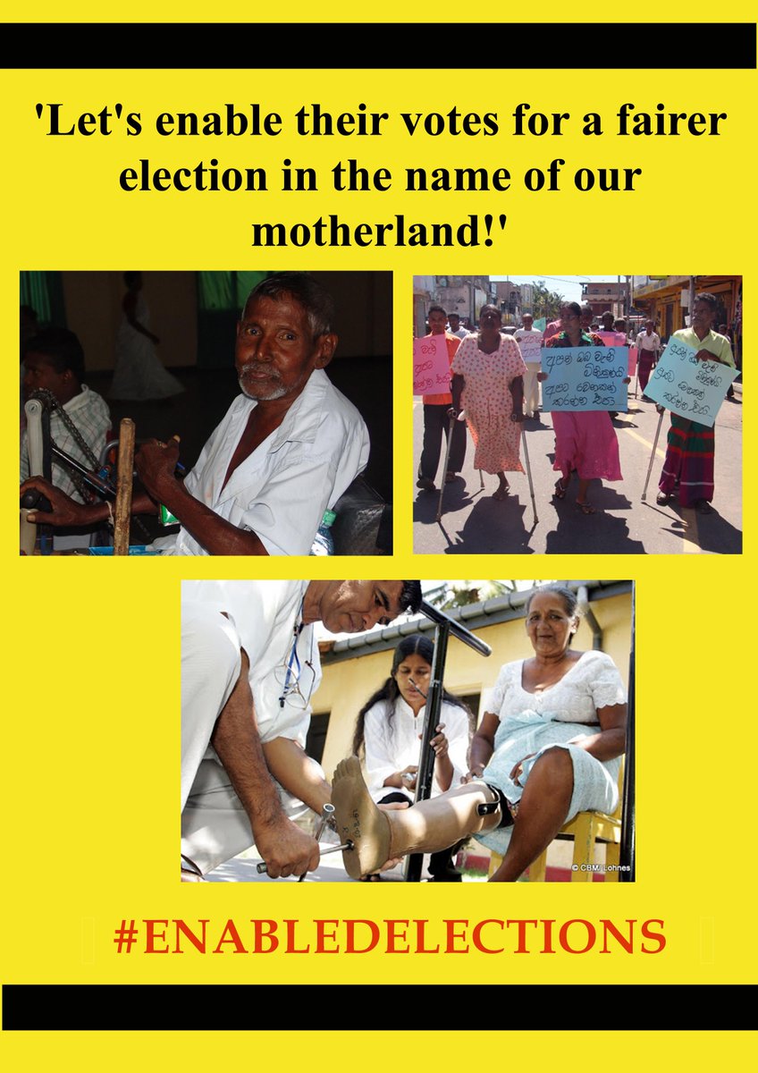 enabledelection's tweet photo. The wait is over.
This is their turn to vote and your turn to help them.
#GenElecSL #EnabledElections #lka http://t.co/Rri2W0Vmlg