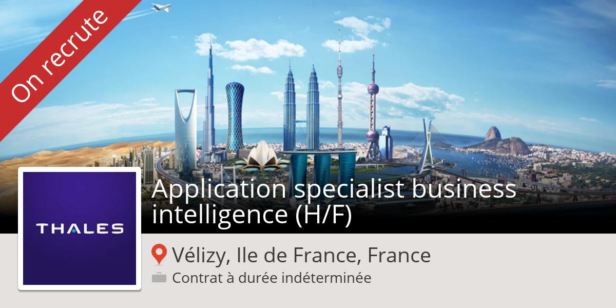 ThalesCareers's tweet photo. Application #specialist #business intelligence (H/F) (#VélizyVillacoublay) chez #Thales #job http://t.co/8tlSnwY9EV http://t.co/7pNGkKd4hE