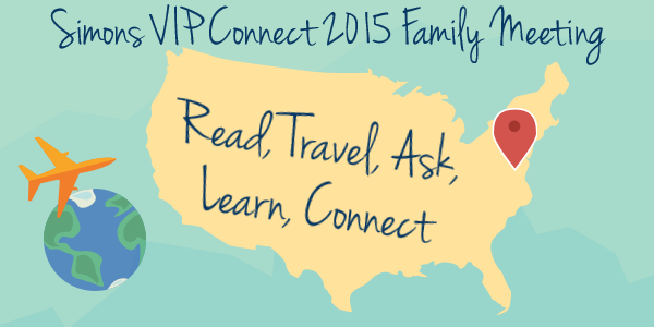 s_searchlight's tweet photo. #SVIP2015mtg Looking forward to seeing our #SimonsVIP families this weekend! #16p #16p11 #1q #1q21 #genomefirst http://t.co/8w0JLyG1yx